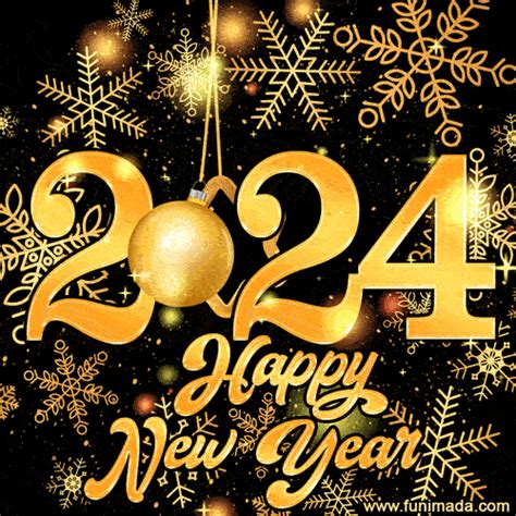 What are Happy New Year 2024 Gifs New Year GIFs are short, convenient clips that are similar to moving pictures. . Happy new year 2024 gif free download